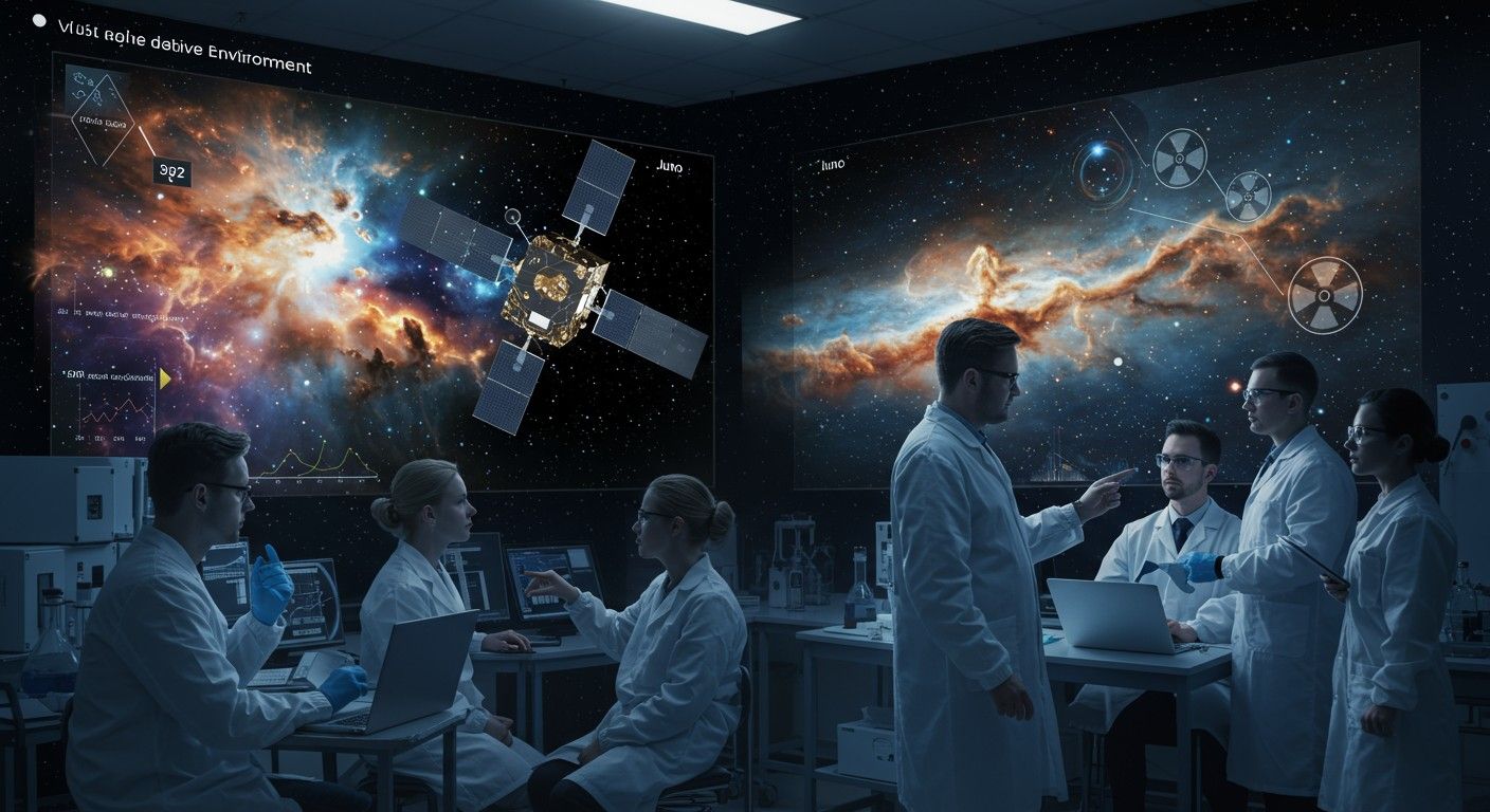 A Juno űrszonda a Jupiter sugárzását folyamatosan monitorozza.