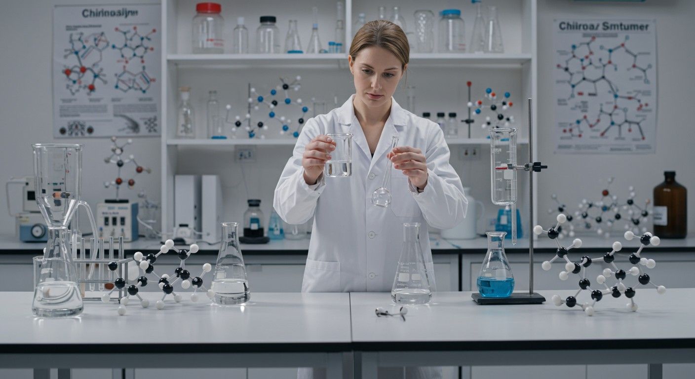 A királis szintézis a gyógyszerek fejlesztésének kulcsa.
