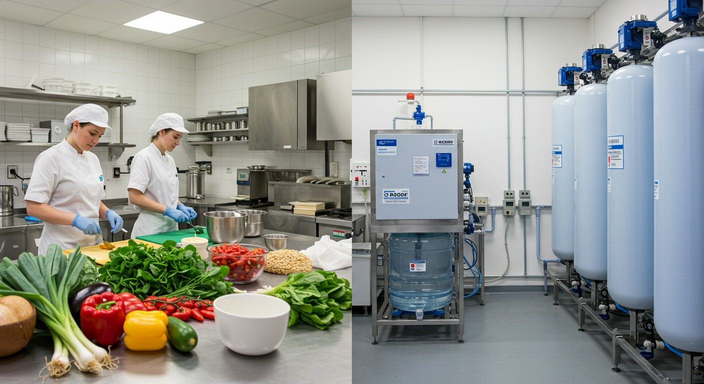 A kloridok kritikus szerepet játszanak az élelmiszeriparban.