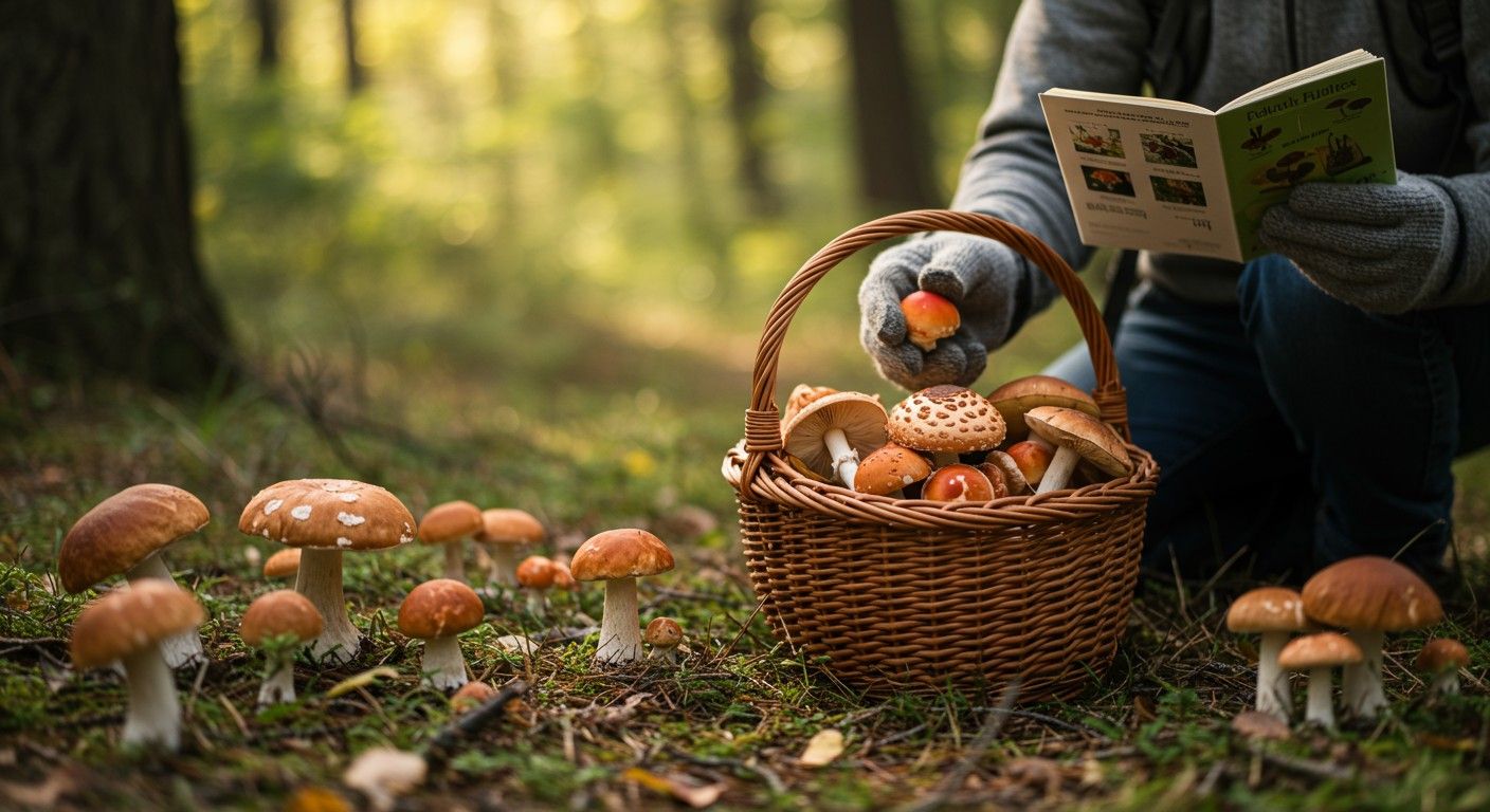 A gombák gyűjtése során a mérgezés elkerülése kulcsfontosságú.