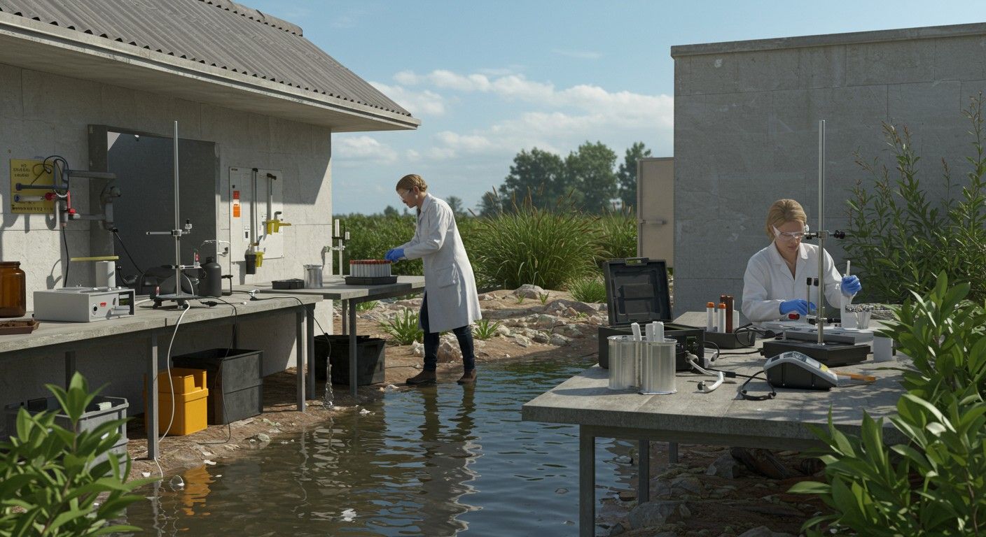 A környezetgeokémiai módszerek segítik a szennyezés nyomon követését.