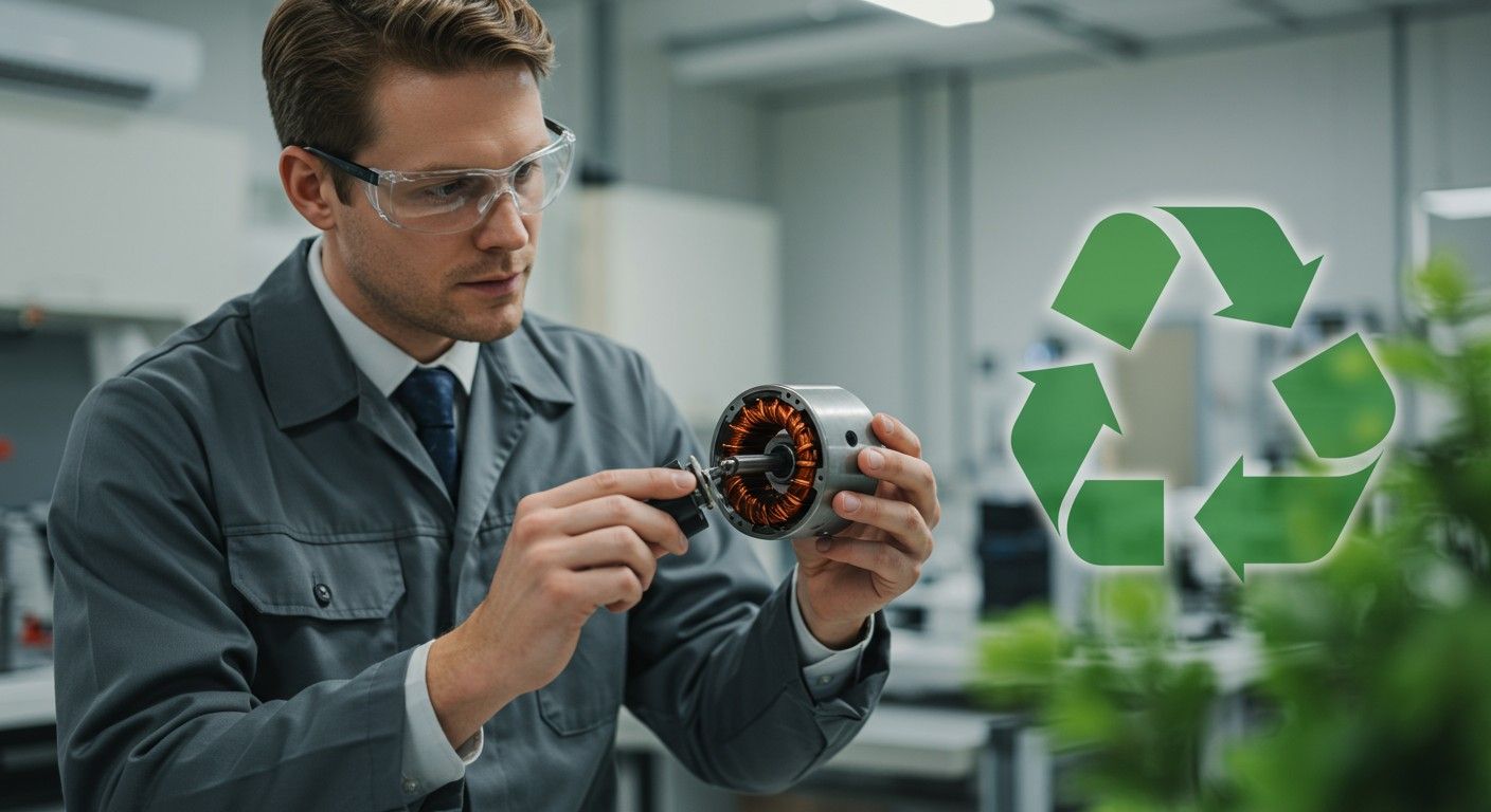 A kommutátor hatékonyabb energiafelhasználást és kevesebb hulladékot eredményez.