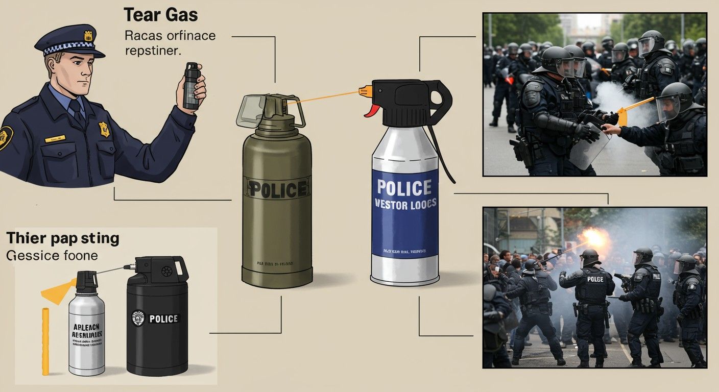 A könnygáz eszközök különböző helyzetekben alkalmazhatóak védelmi célokra.