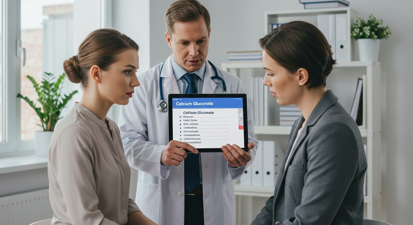 A kalcium-glukonát szedése vesekőhöz vezethet.