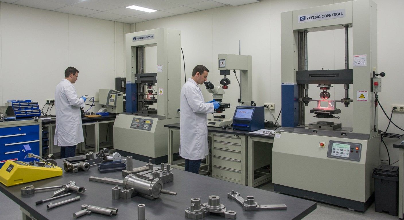 A minőségellenőrzés kulcsfontosságú a hidegalakítási folyamatokban.