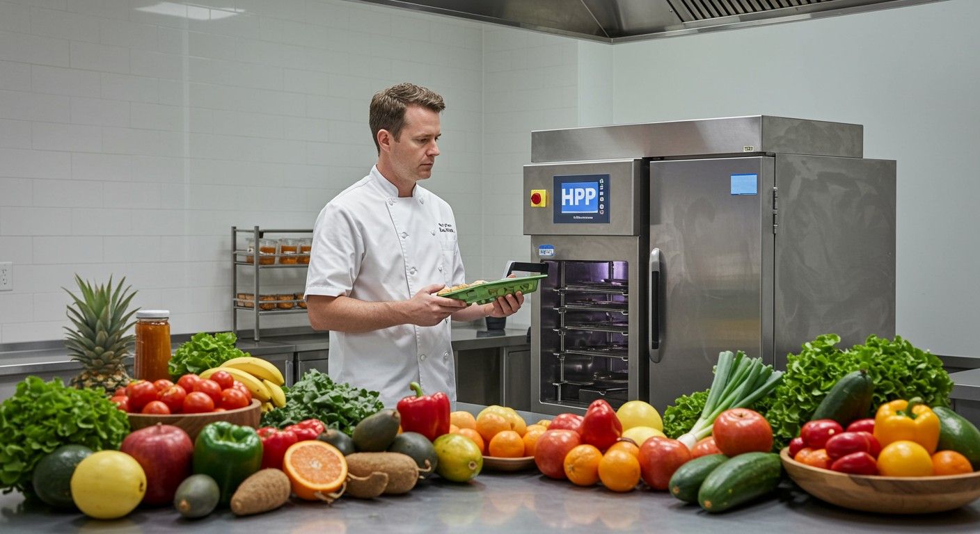 A HPP tartósítja az élelmiszereket és megőrzi ízüket.