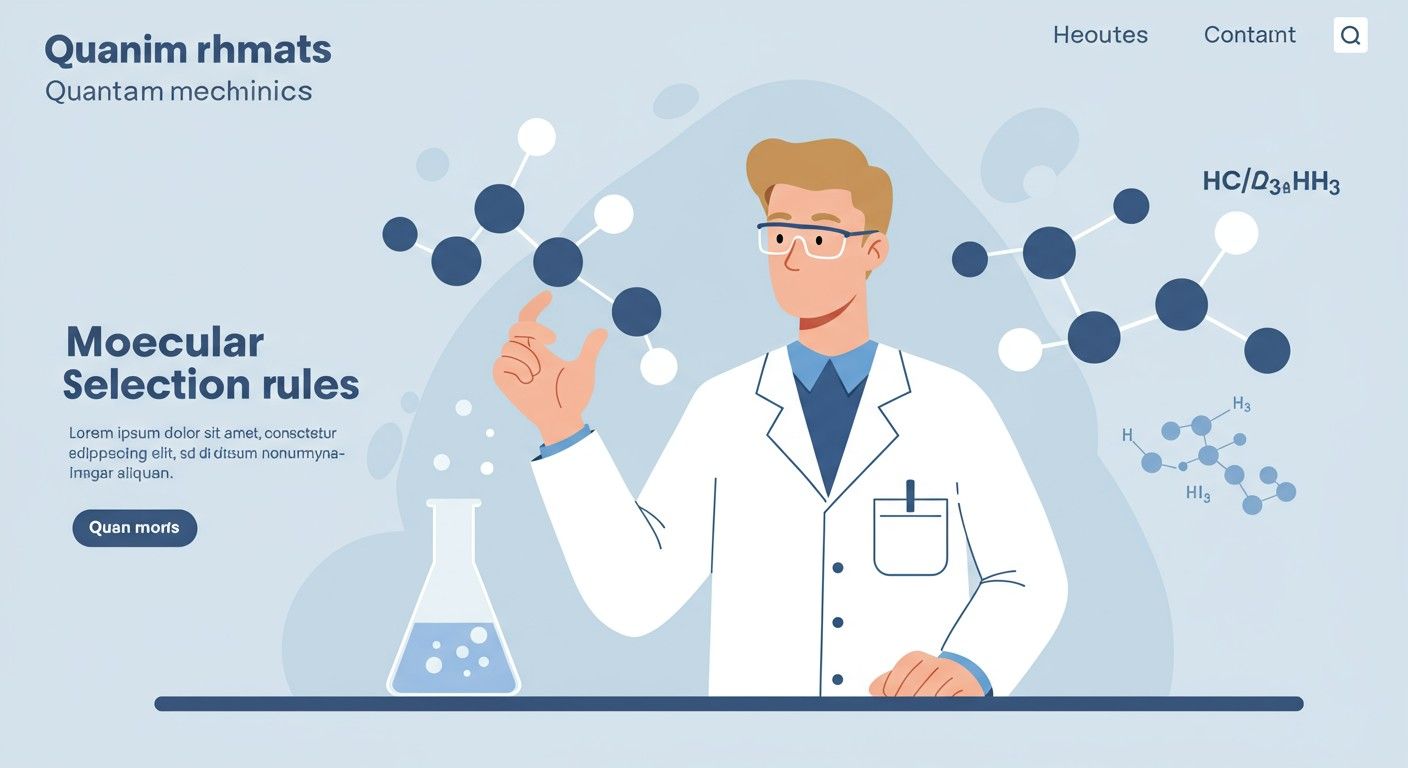 A molekuláris kiválasztási szabályok meghatározzák a spektroszkópiai átmeneteket.
