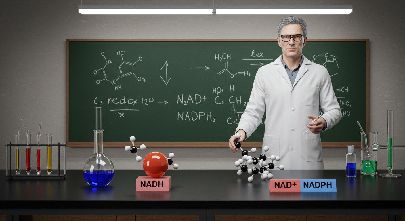 A NAD+ és NADH energiatárolásban alapvető szerepet játszanak.