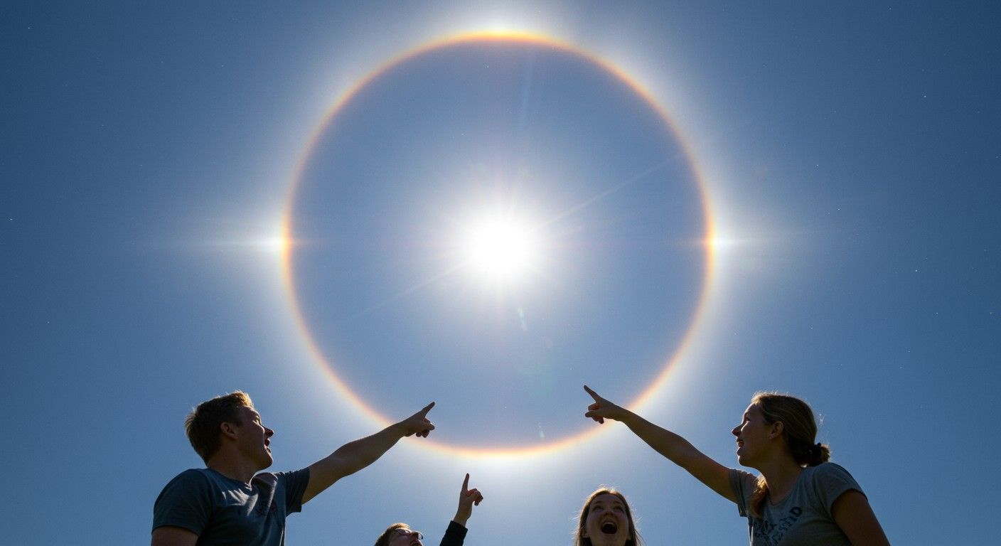 A napkerék és melléknapok optikai illúziók a légkörben.