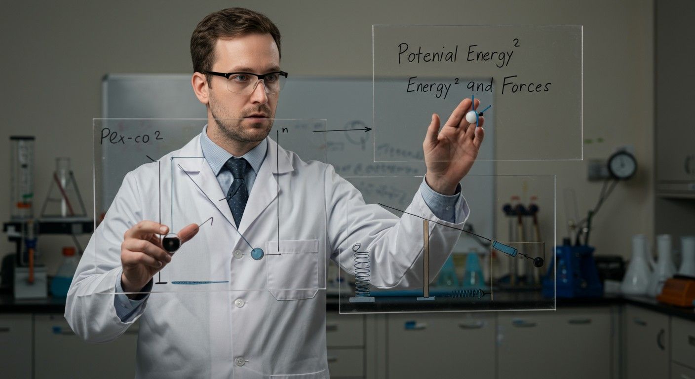 A potenciálok és erők közötti kapcsolat alapvető a fizikában.