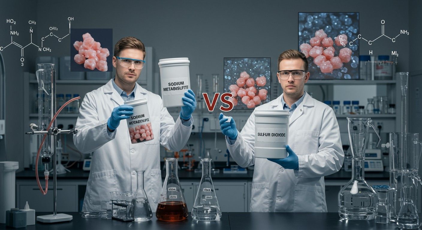 A nátrium-metabiszulfit és kén-dioxid erősebb oxidálószerek.