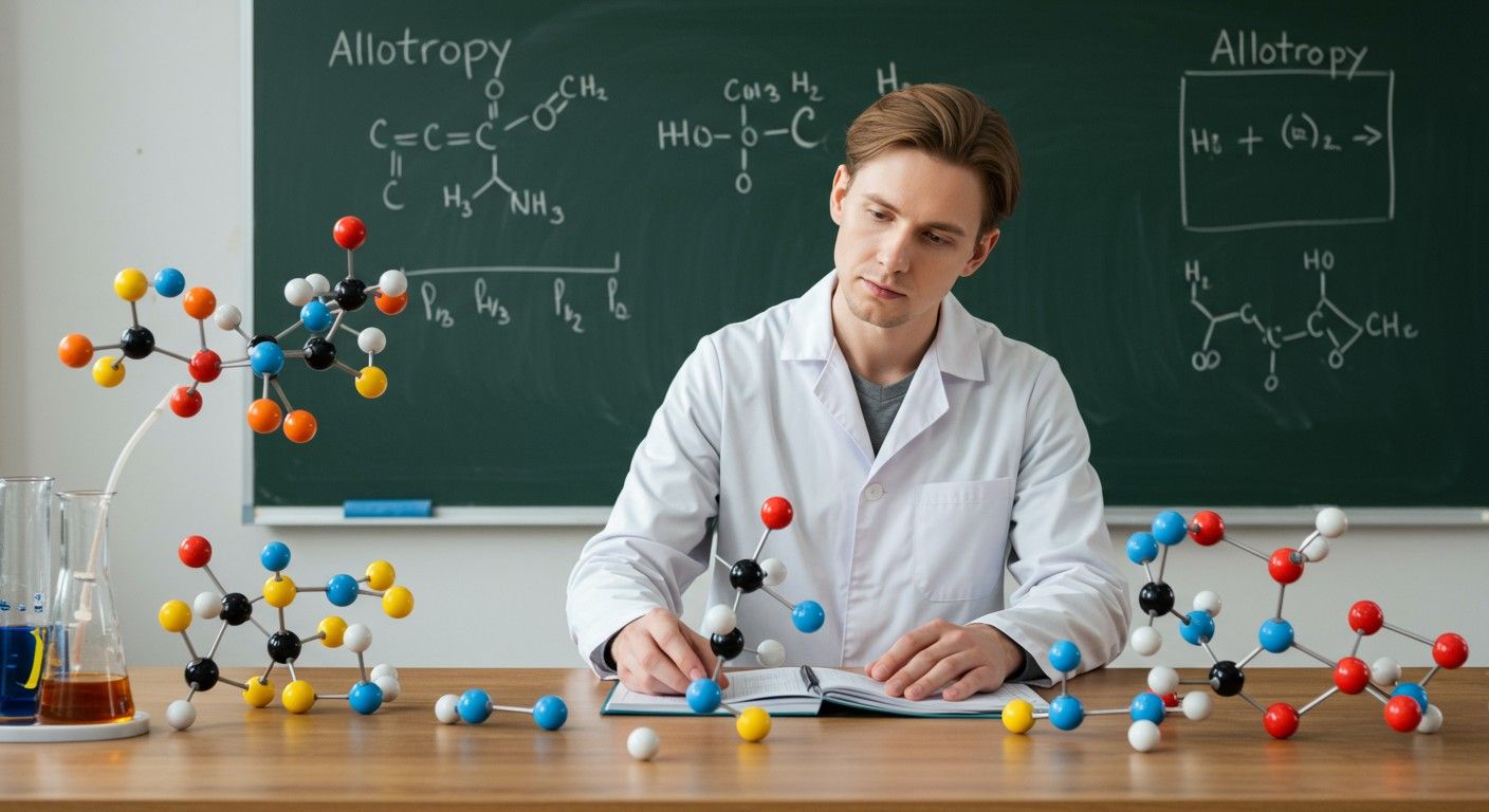 A homonukleáris molekulák allotrópai formái különböző tulajdonságúak.