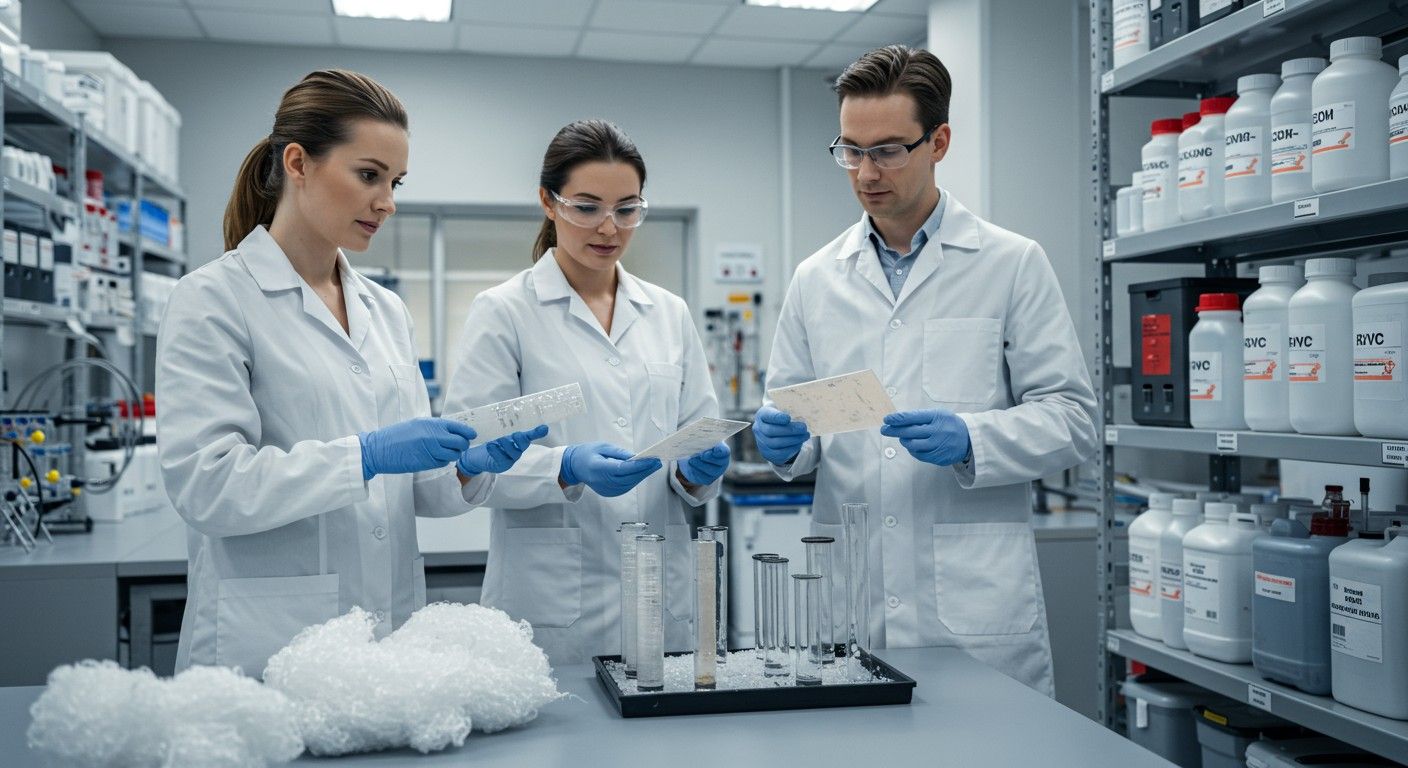 A klór alapvető az PVC gyártásában és tulajdonságainál.