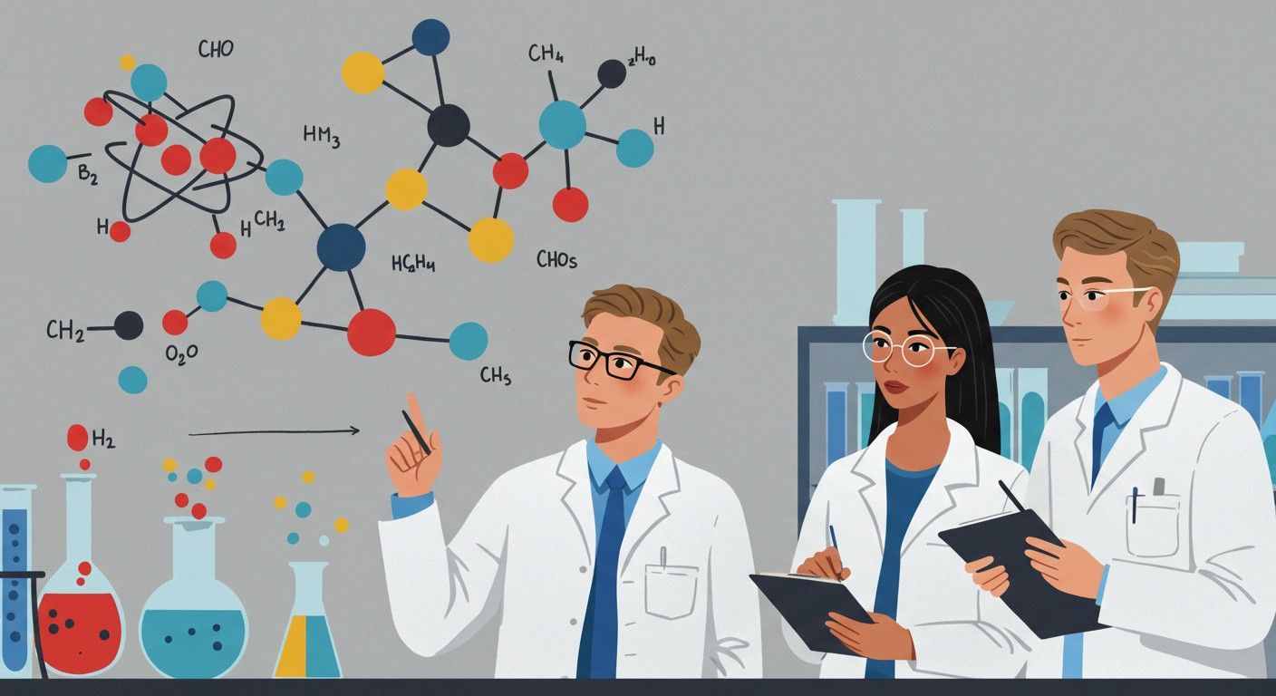 Az atomok elrendeződése meghatározza a molekulák tulajdonságait.