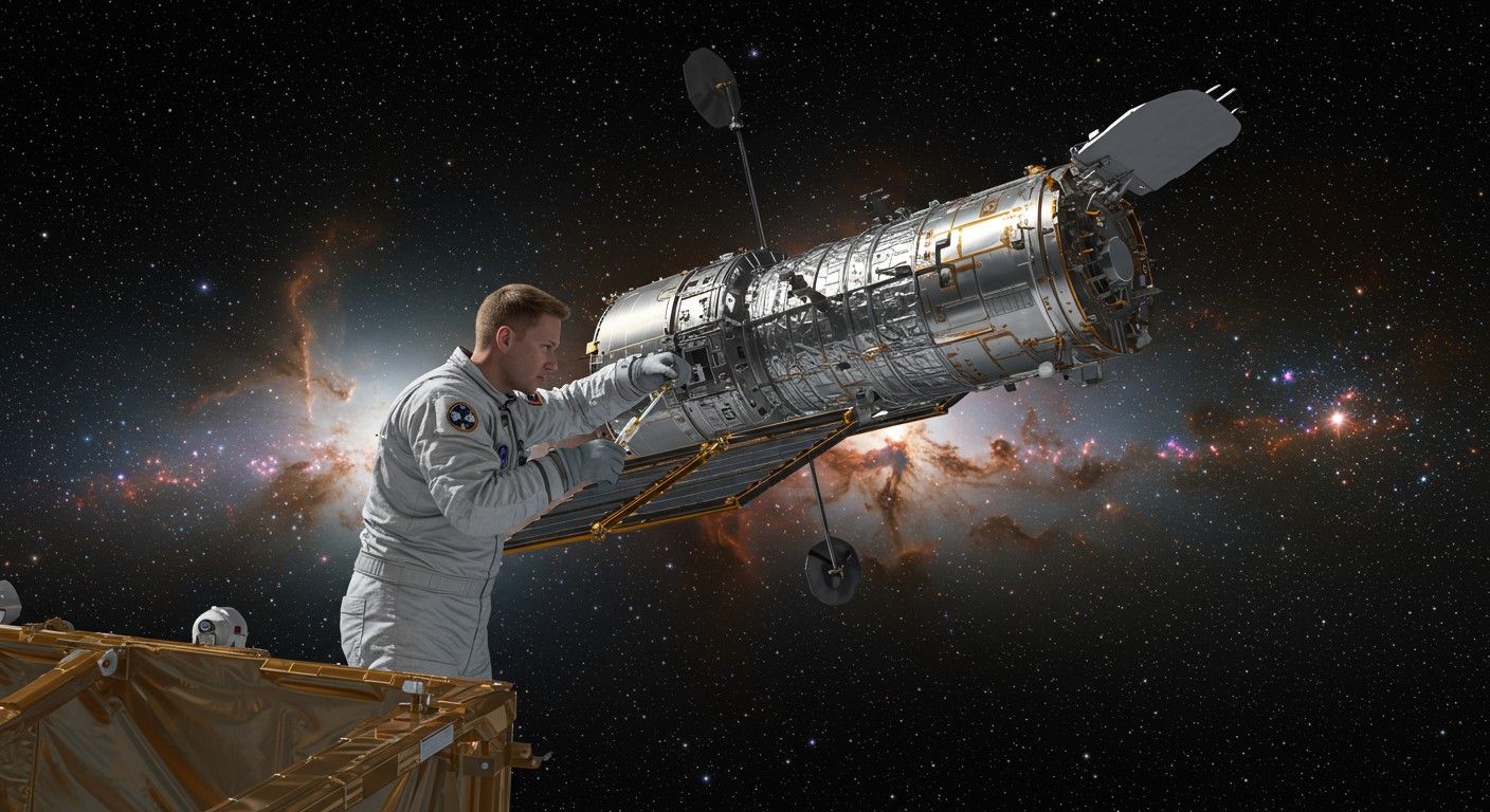 A Hubble karbantartása új távlatokat nyitott az asztronómiában.