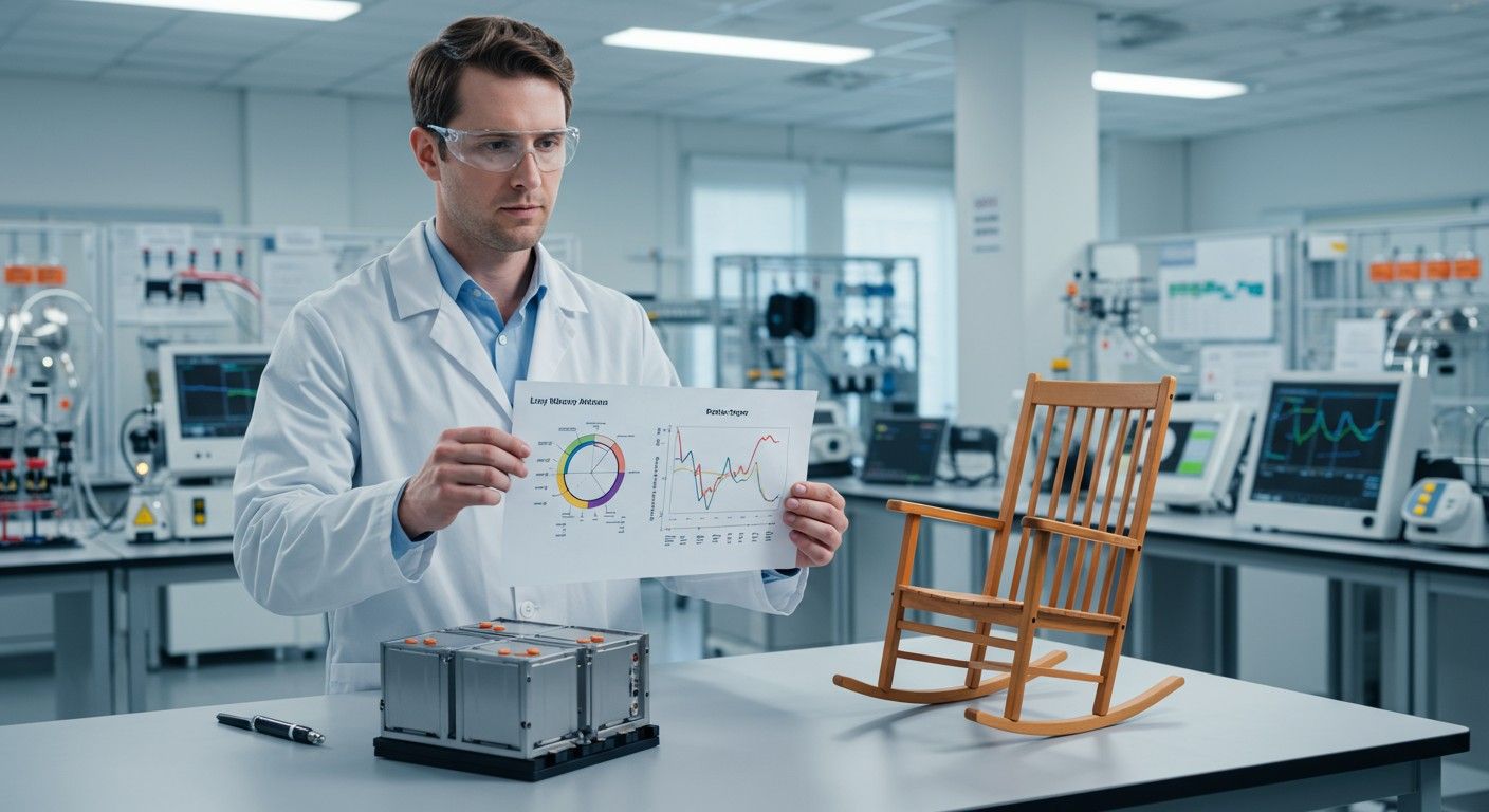 A hintaszék elem energiatárolása javítja a teljesítményt.