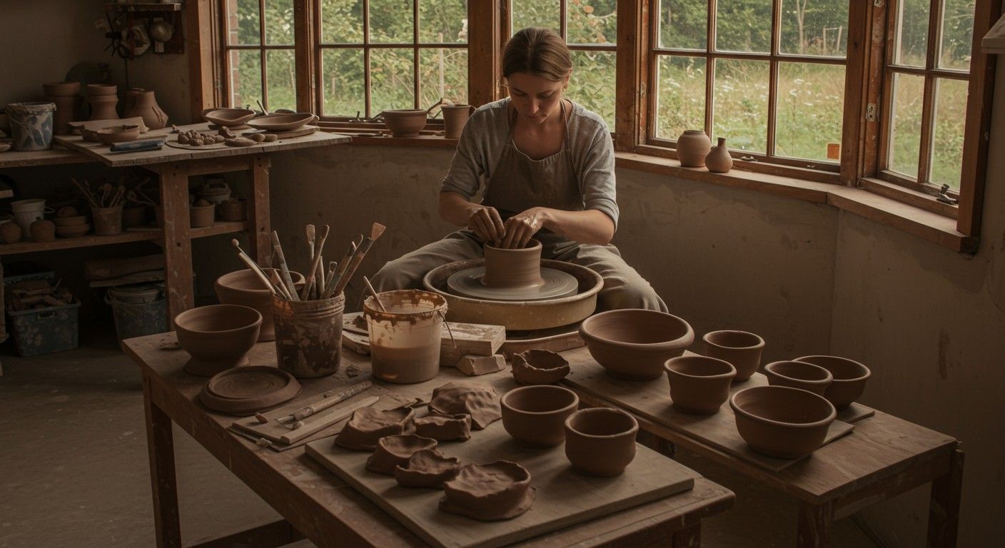 A kőagyag formázása előtt mindig nedvesítsd azt!