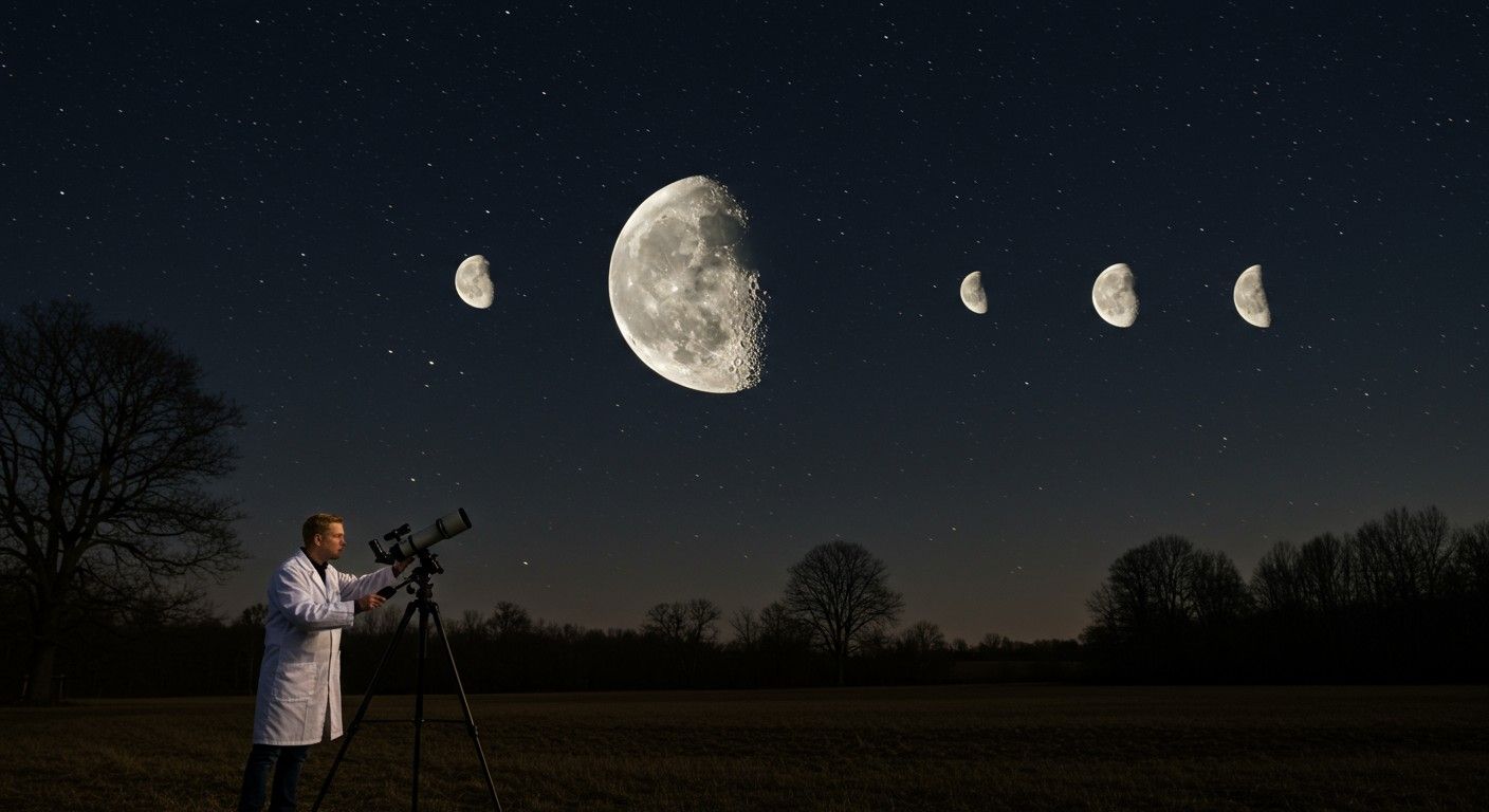 A Hold librációja felfedi titkait a Földről nézve.