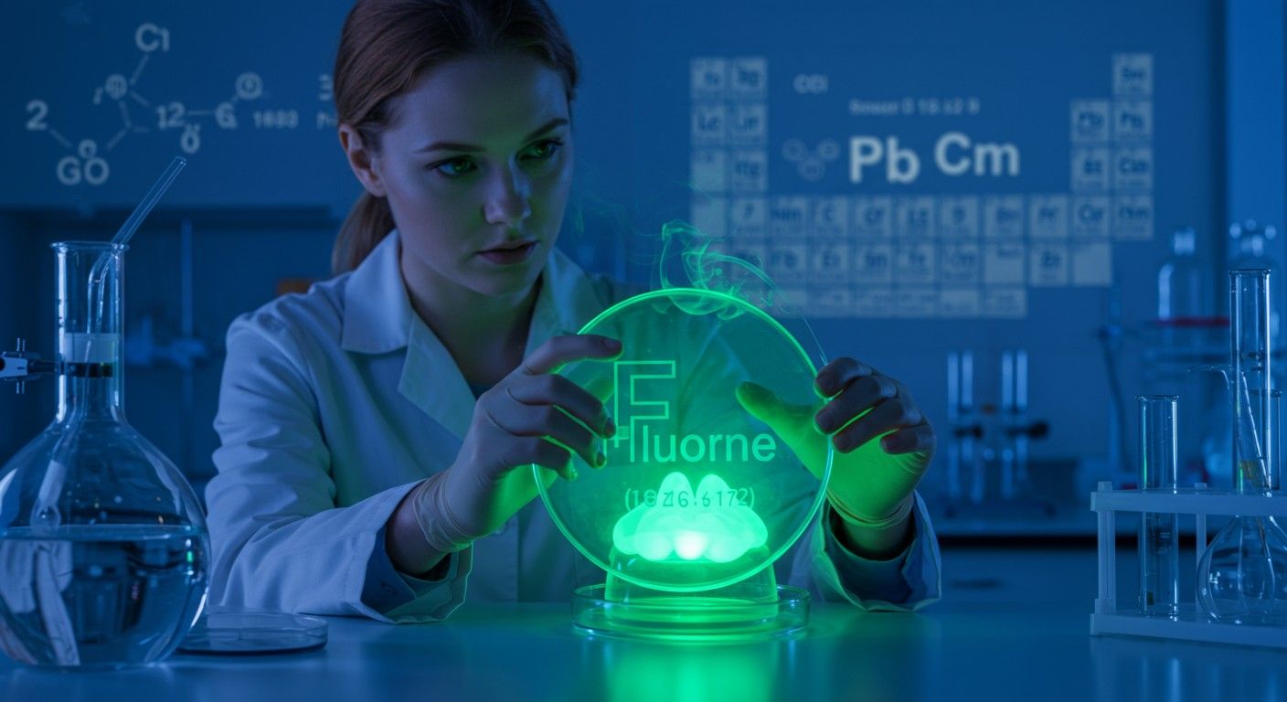 A fluor a legerősebb oxidálószer a kémiai elemek között.