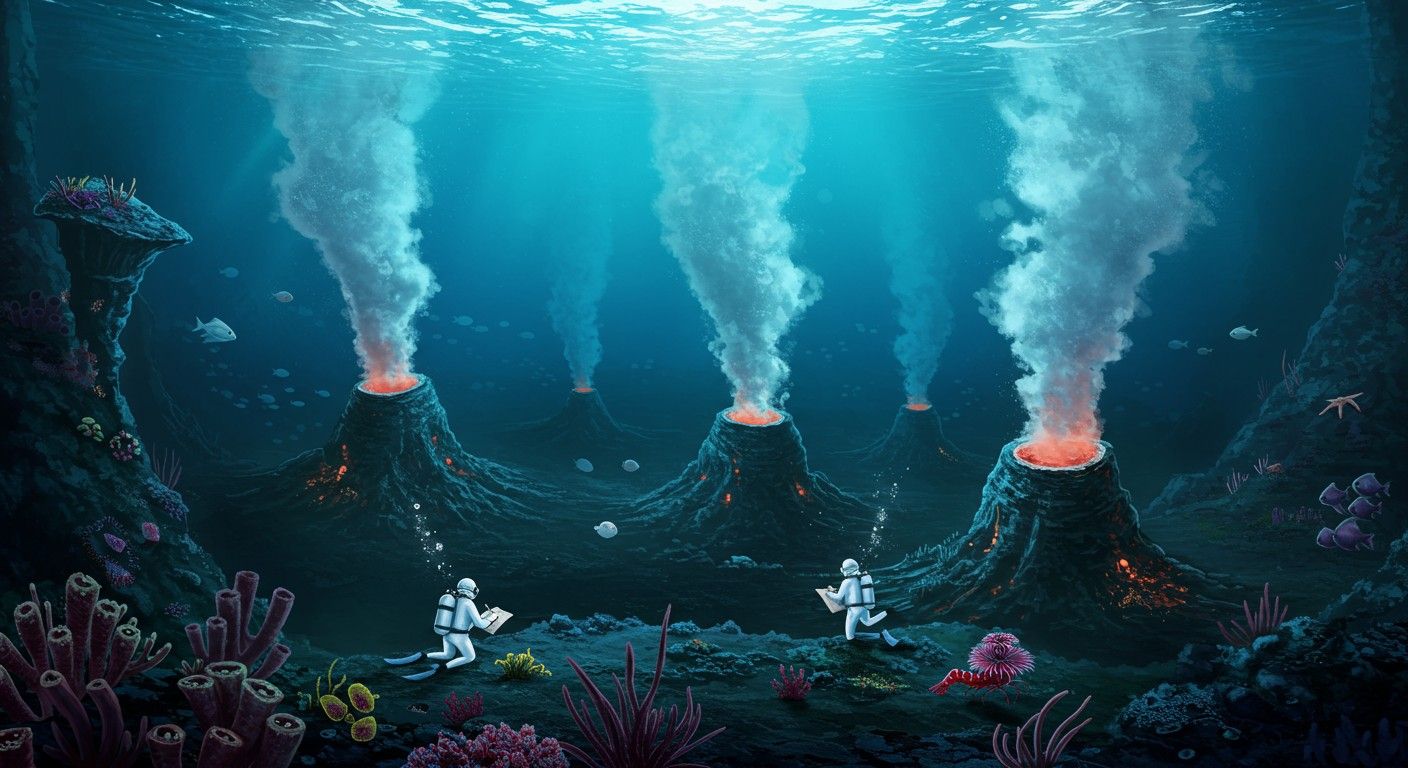 A füstölők sajátos ökoszisztémát alakítanak ki a mélyben.