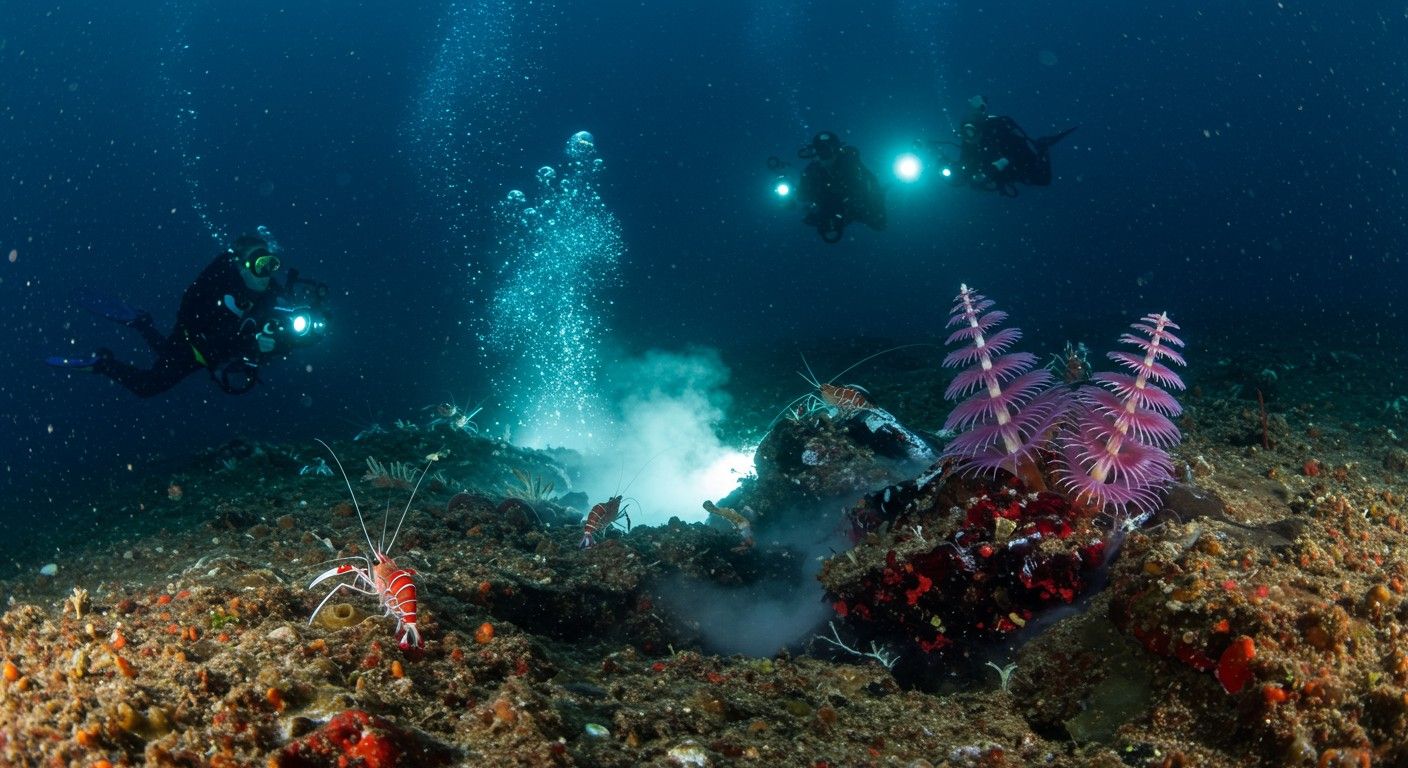 A hidrotermális rendszerekben a víz hőmérséklete 400 °C-ra is emelkedhet.