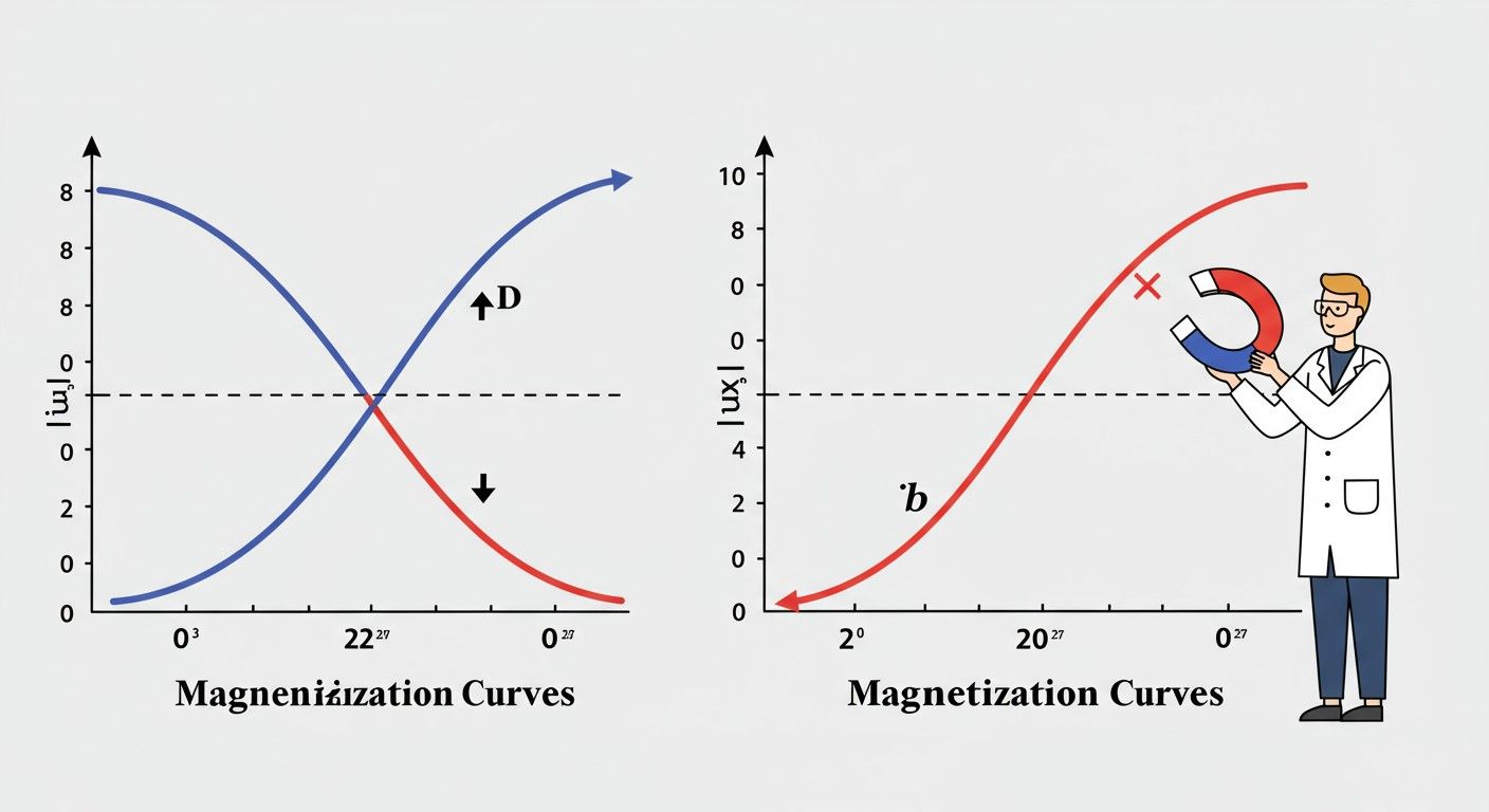 A hiszterézis csökkenti az anyagok mágneses hatékonyságát.