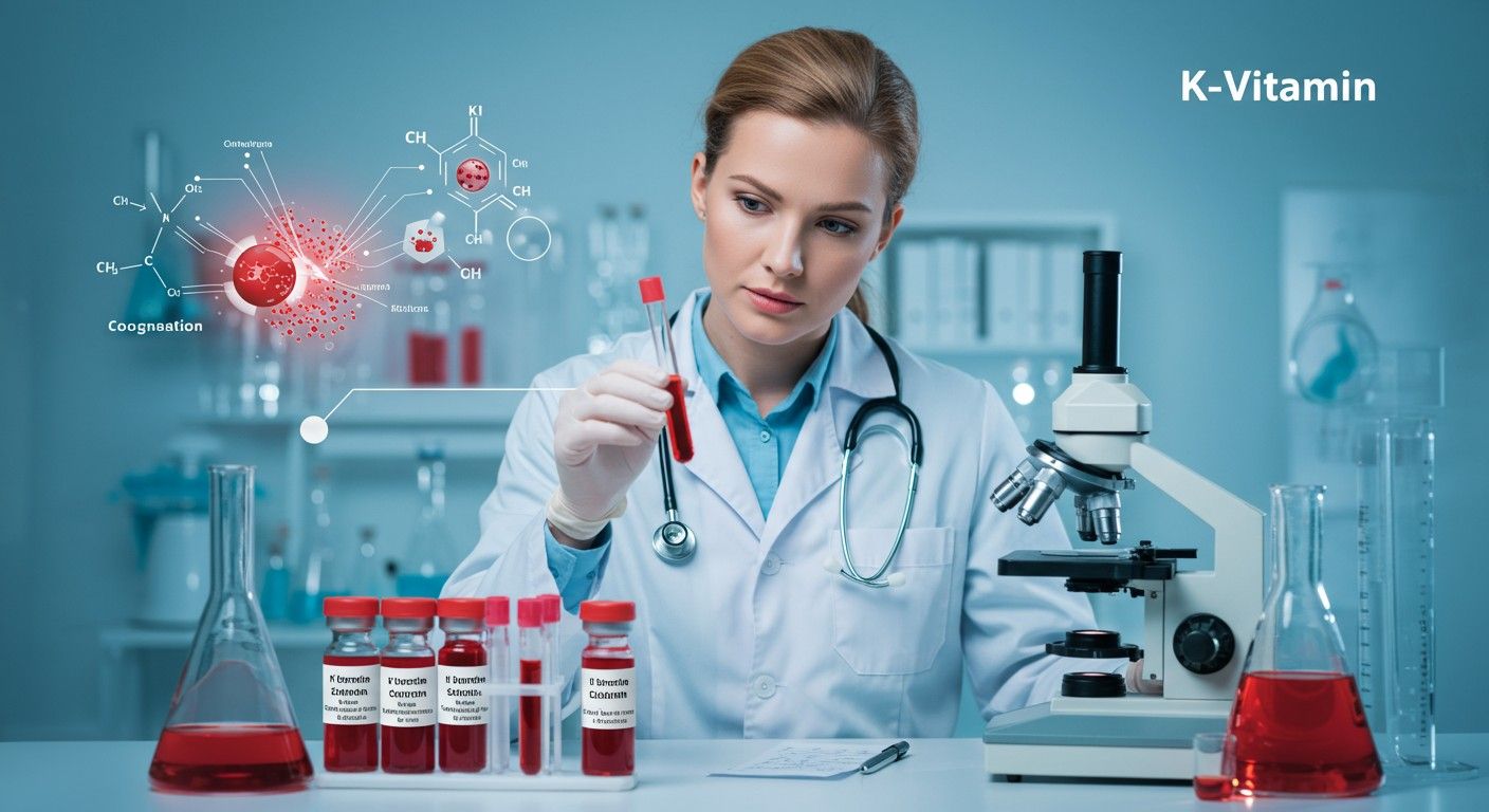 A K-vitamin elengedhetetlen a regeneráló véralvadási folyamatokhoz.