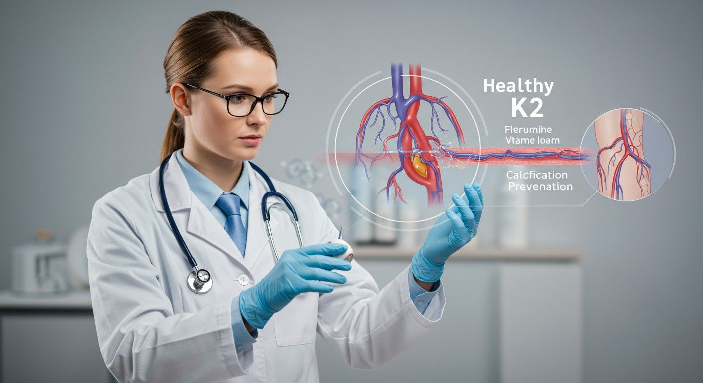 A K2-vitamin csökkenti az érelmeszesedés kockázatát.