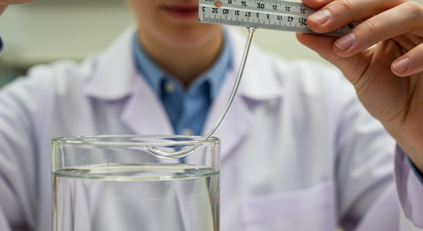 A meniszkusz a folyadékok tapadóerejének következménye.