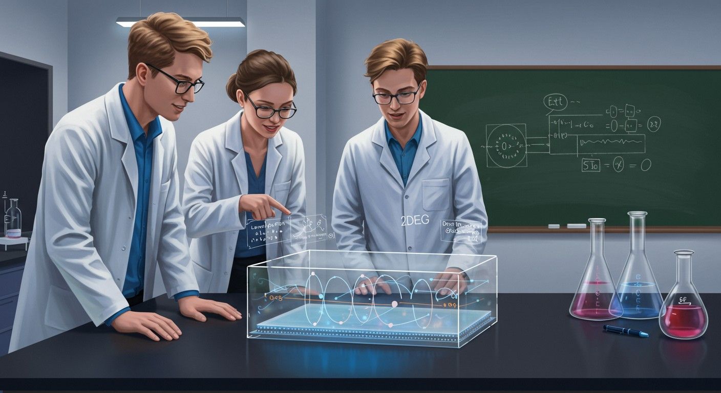 A 2DEG kulcsszerepet játszik a kvantumos Hall-effektusban.