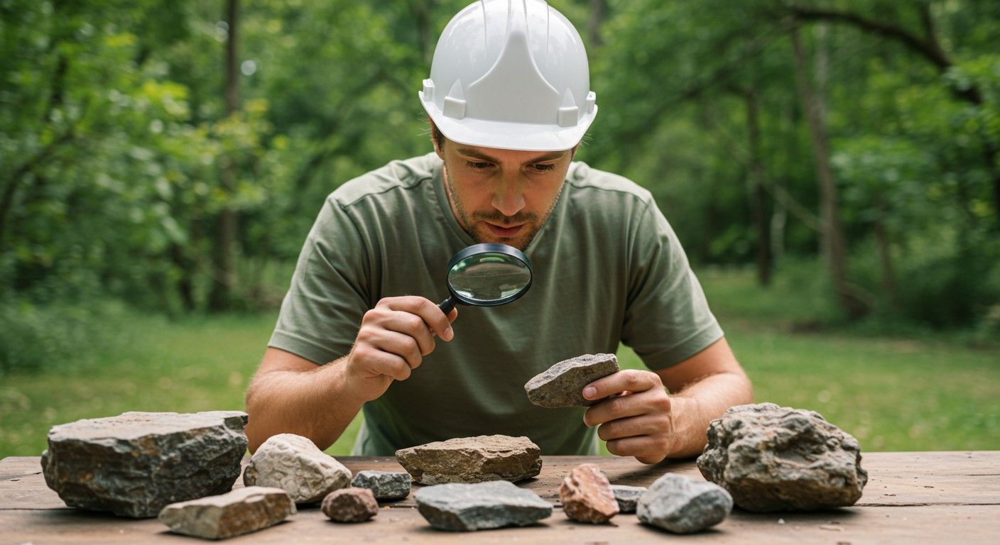 A kőzetek azonosításához kulcsfontosságú a mikroszkópos vizsgálat.