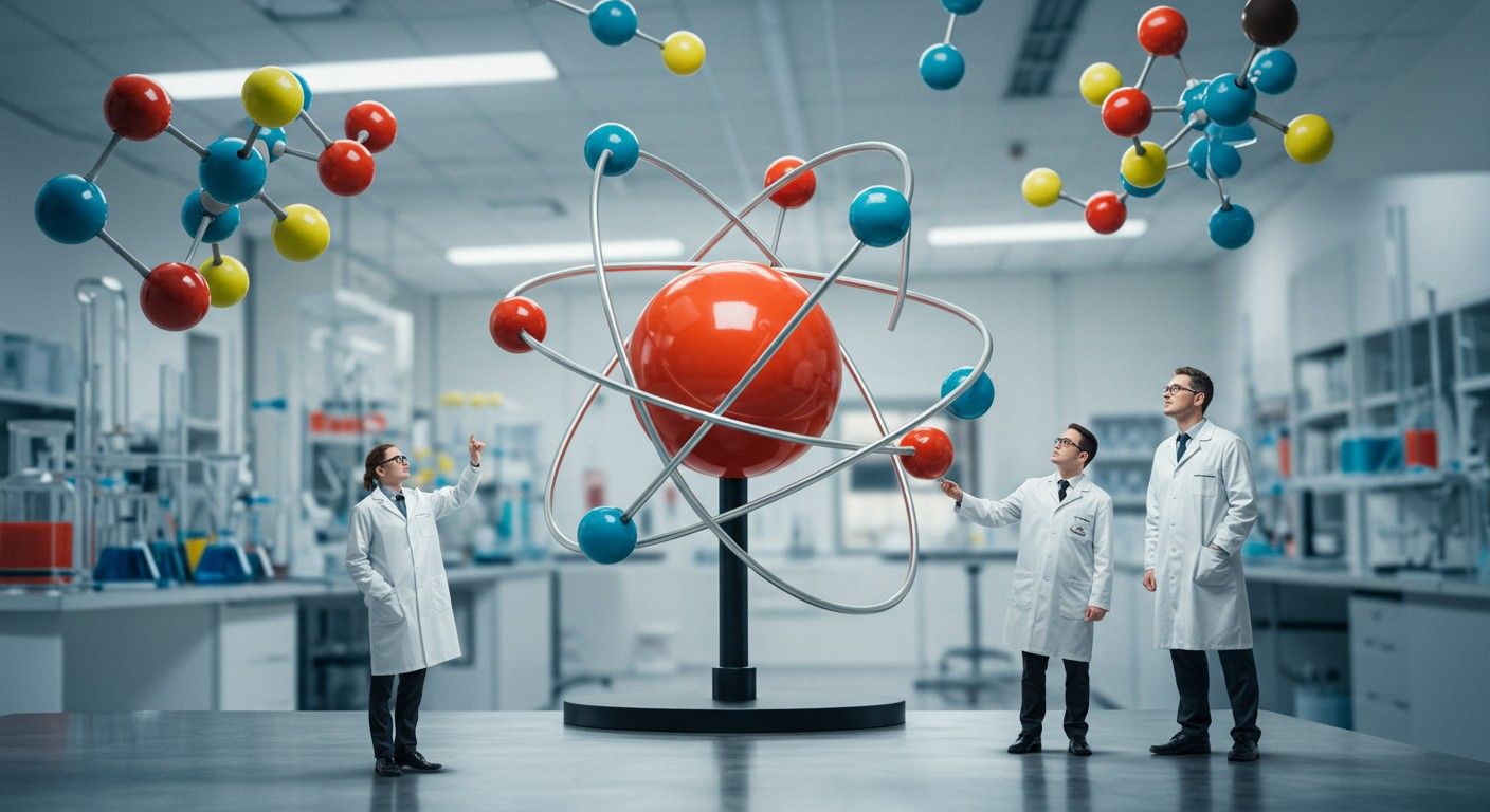 A központi atom határozza meg a molekulák kémiai tulajdonságait.