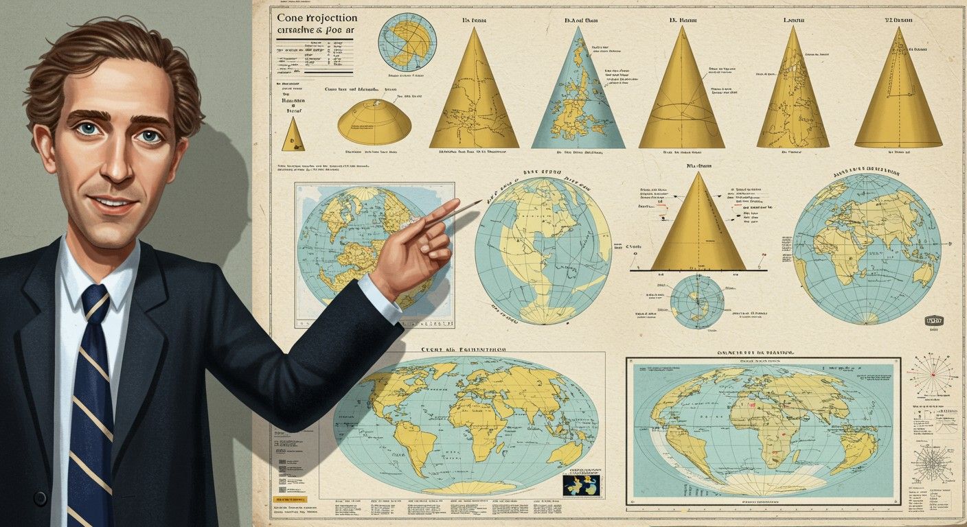 Az érintési mód határozza meg a kúpvetületek típusait.