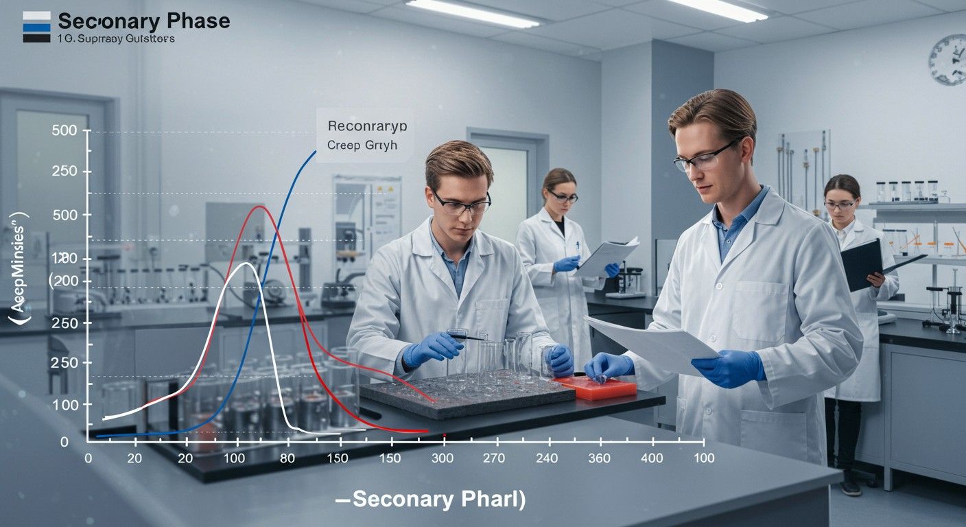 A szekunder kúszás az anyag fáradásának jele.