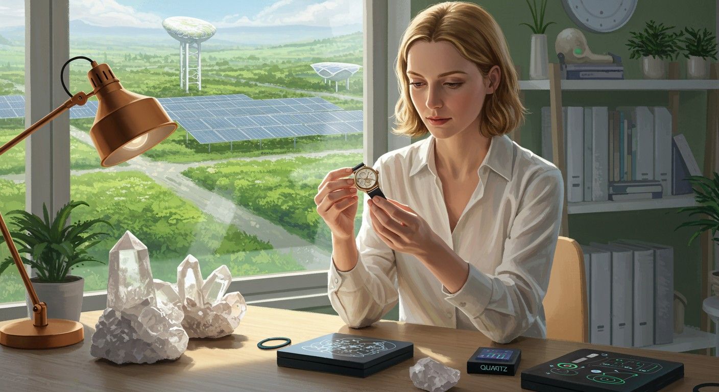 A kvarc technológia fenntarthatósága forradalmasítja az órák piacát.