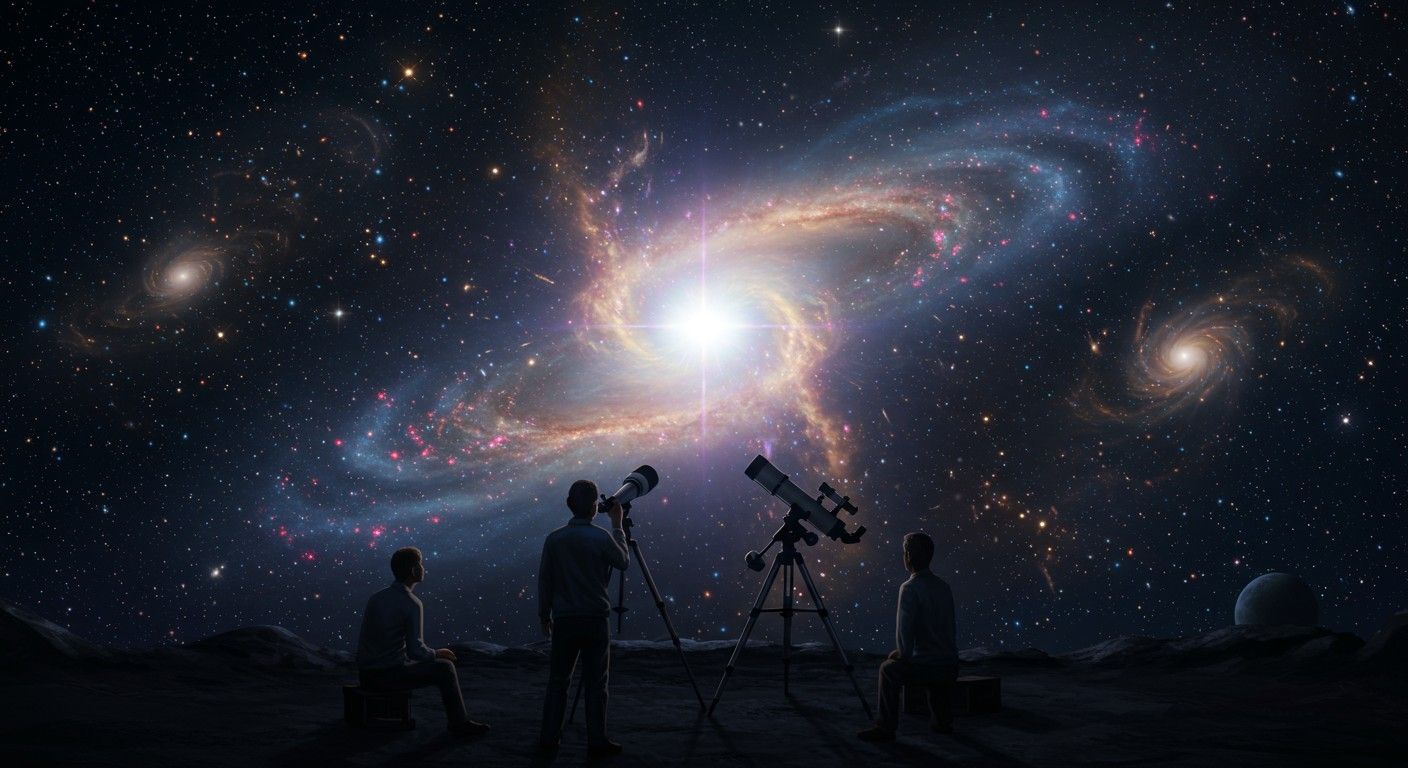 A kvazárok fényereje felülmúlja a galaxisképződést.