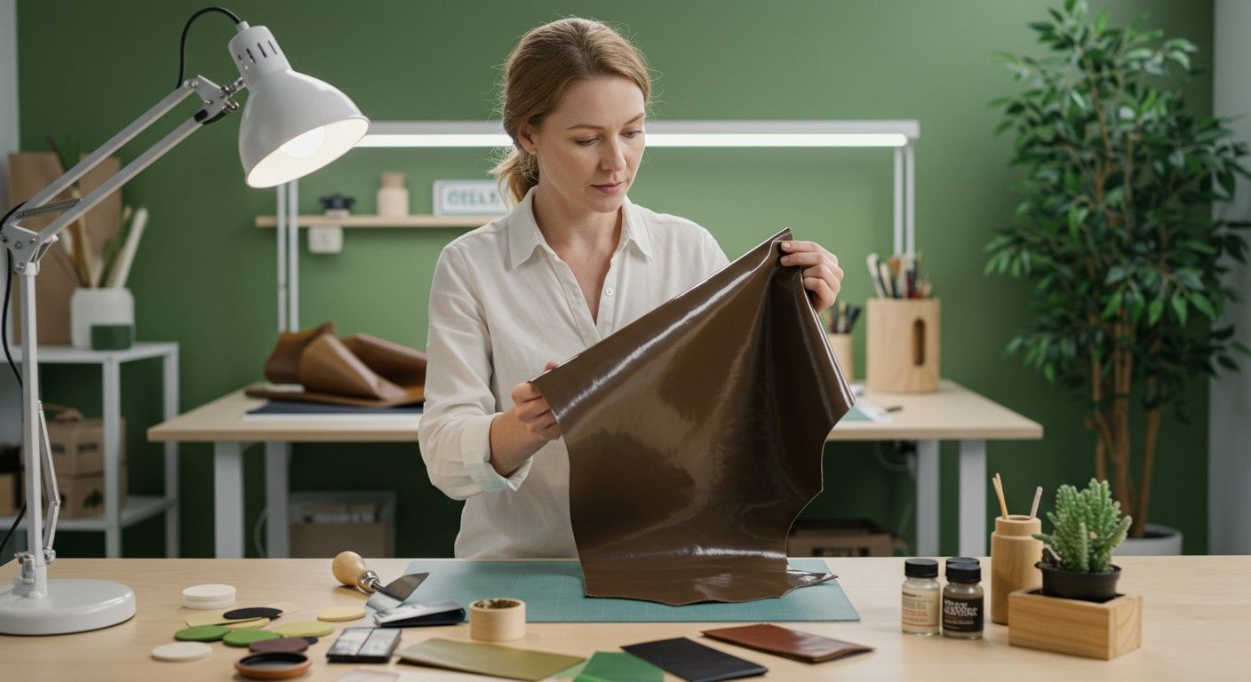 A lakkbőr újrahasznosítása csökkenti a környezeti lábnyomot.