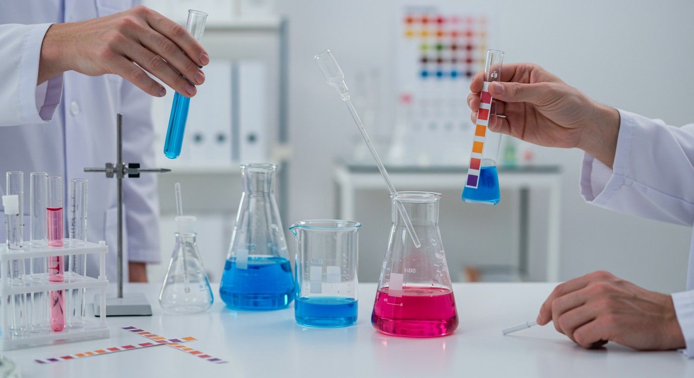 A lakmusz phenolftaleinhez hasonlóan sav-bázis indikátor.