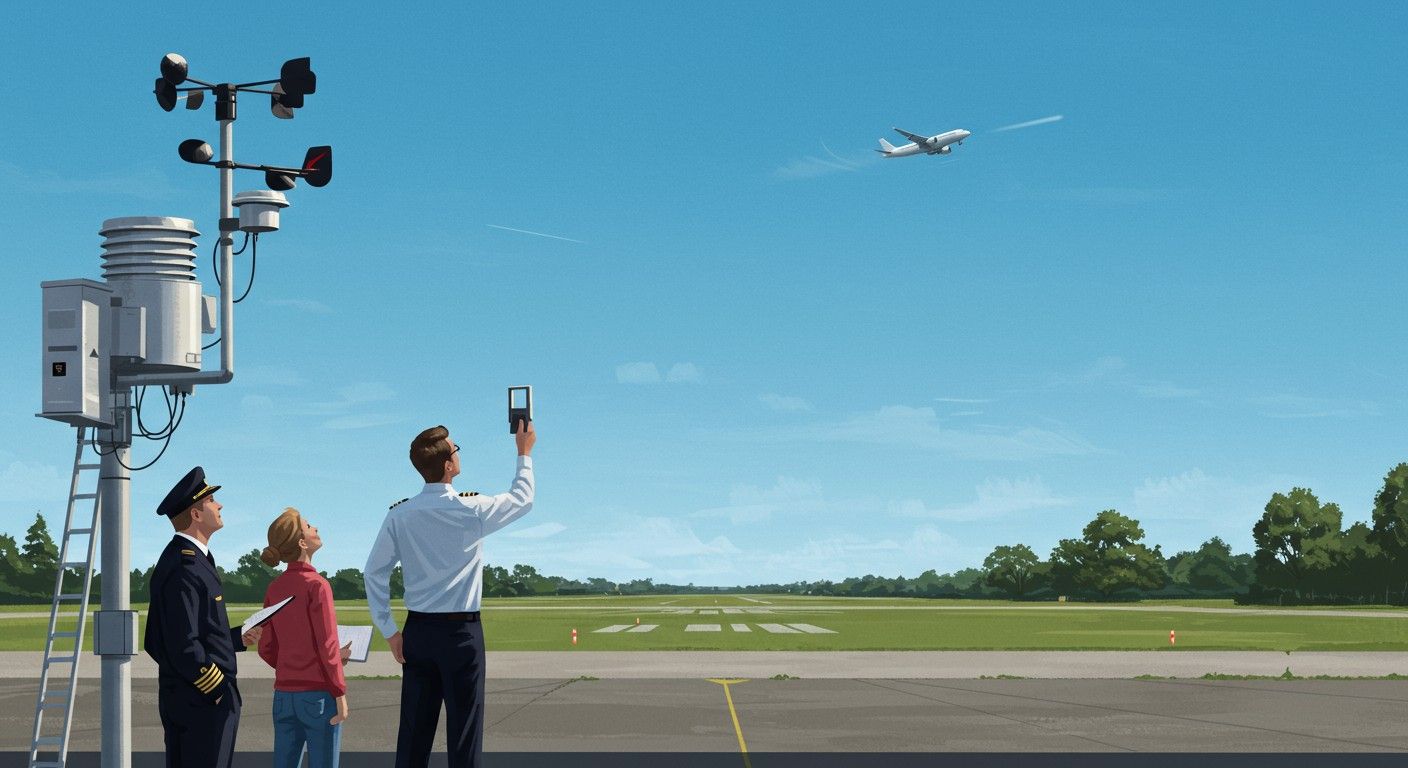 A látástávolság kritikus a repülés biztonságához.