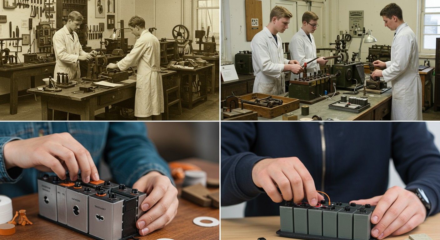 A Leclanché-szárazelem forradalmasította a hordozható energiát.