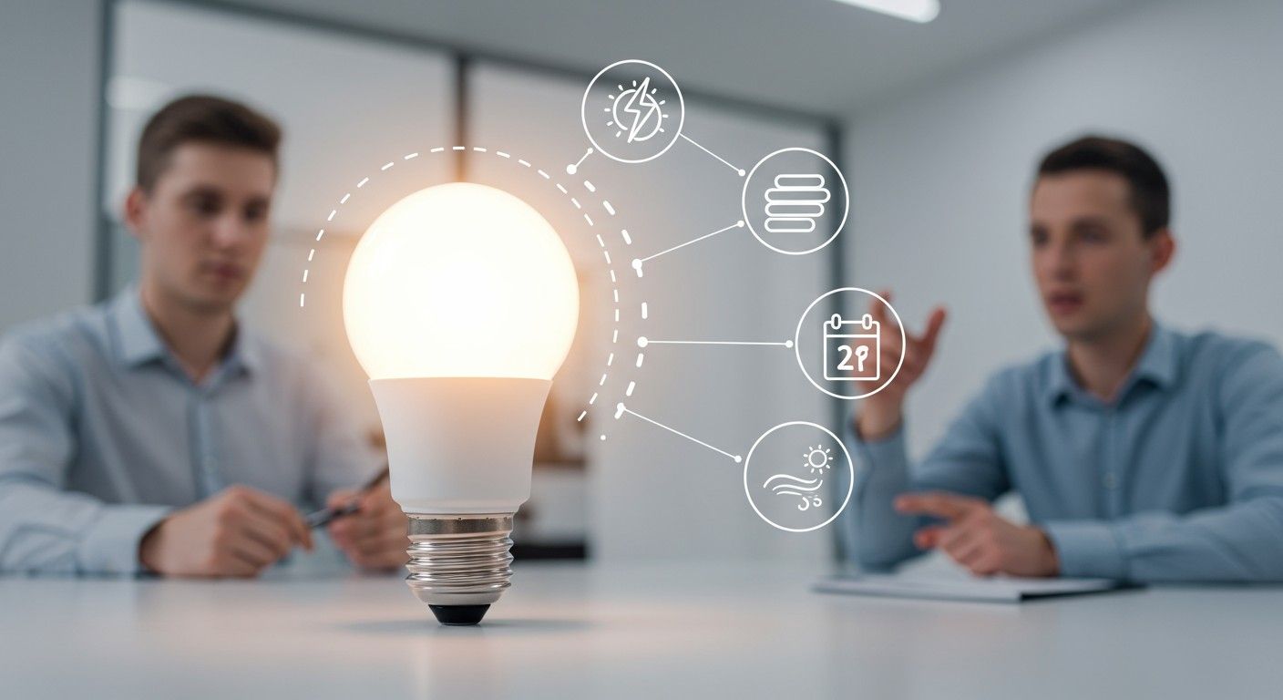 A LED-ek energiahatékony fényforrást biztosítanak hosszú élettartammal.