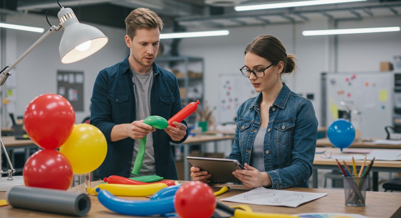 A léggömb anyaga évtizedek alatt jelentősen fejlődött.