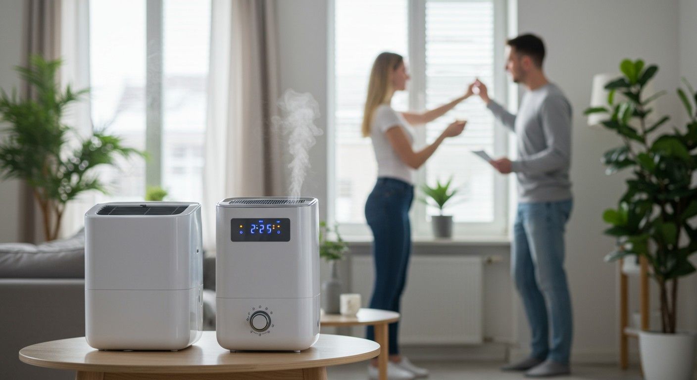 A megfelelő légnedvesség javítja az otthoni komfortérzetet.