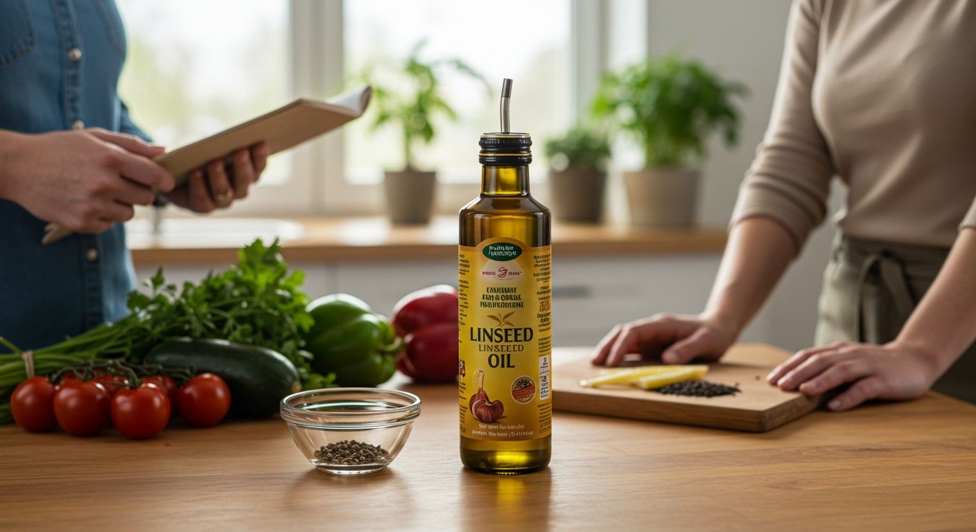 A lenolajat hűvös, sötét helyen tároljuk!