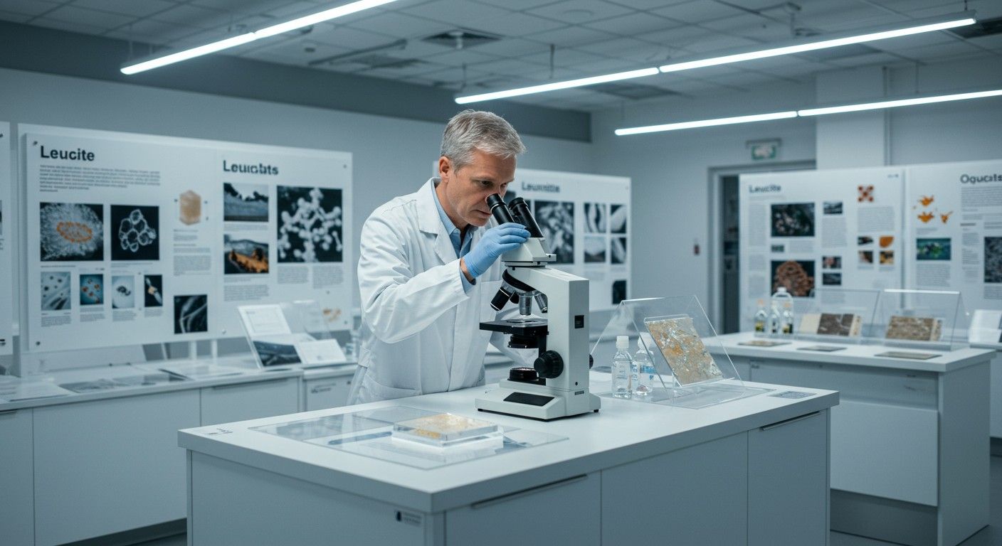 A leucit új anyagok fejlesztésében ígéretes potenciált mutat.