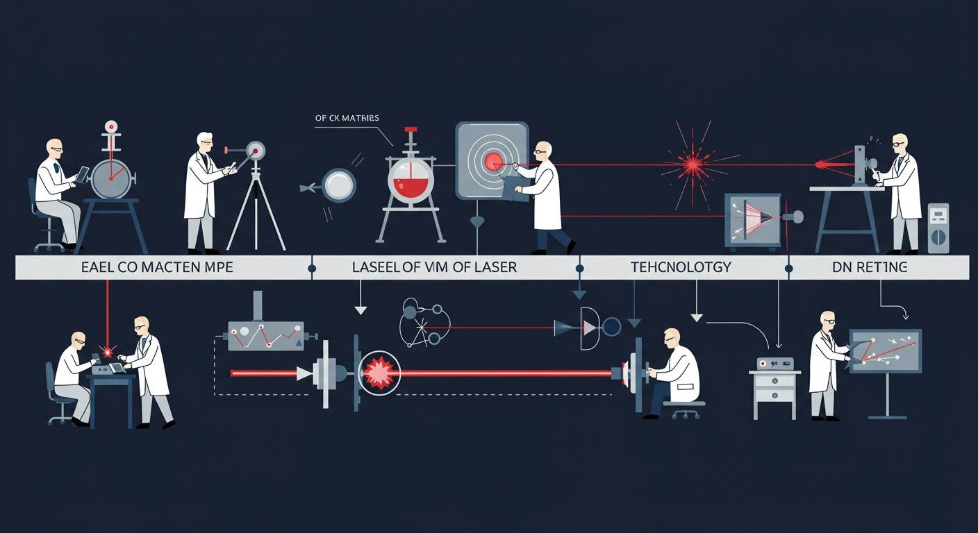 A lézertechnológia az 1960-as években indult fejlődésnek.
