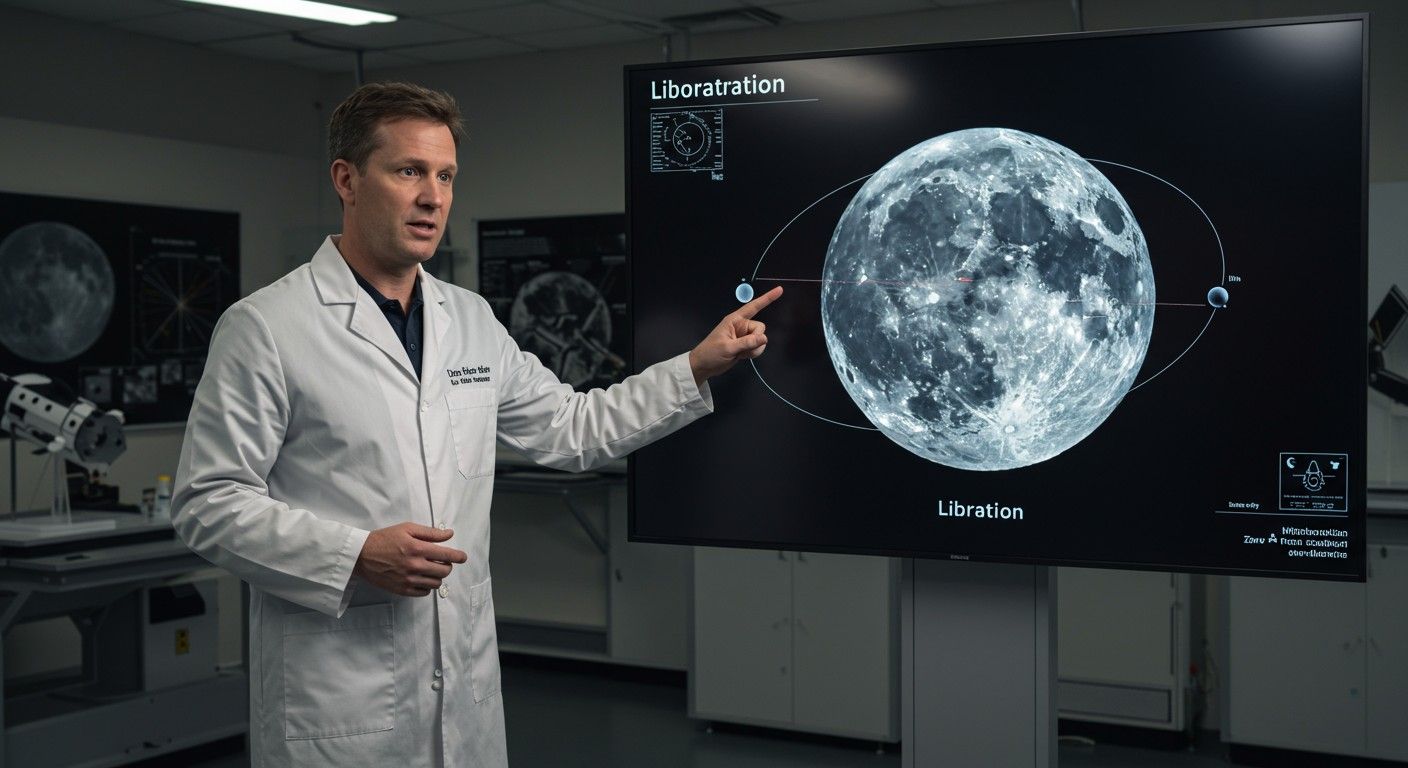 A libráció segít feltérképezni a Hold rejtett oldalát.