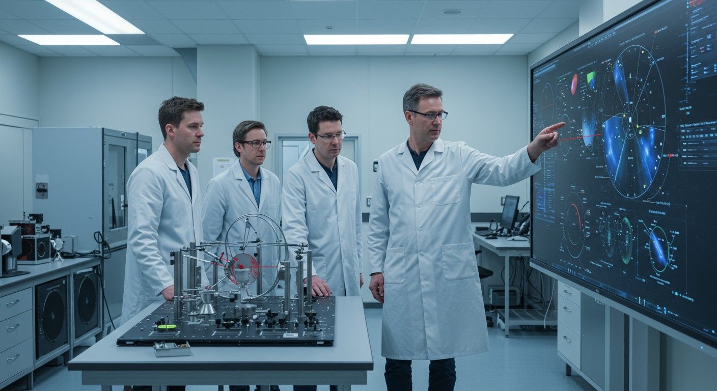 A LISA interferométerek gravitációs hullámokat érzékelnek az űrben.