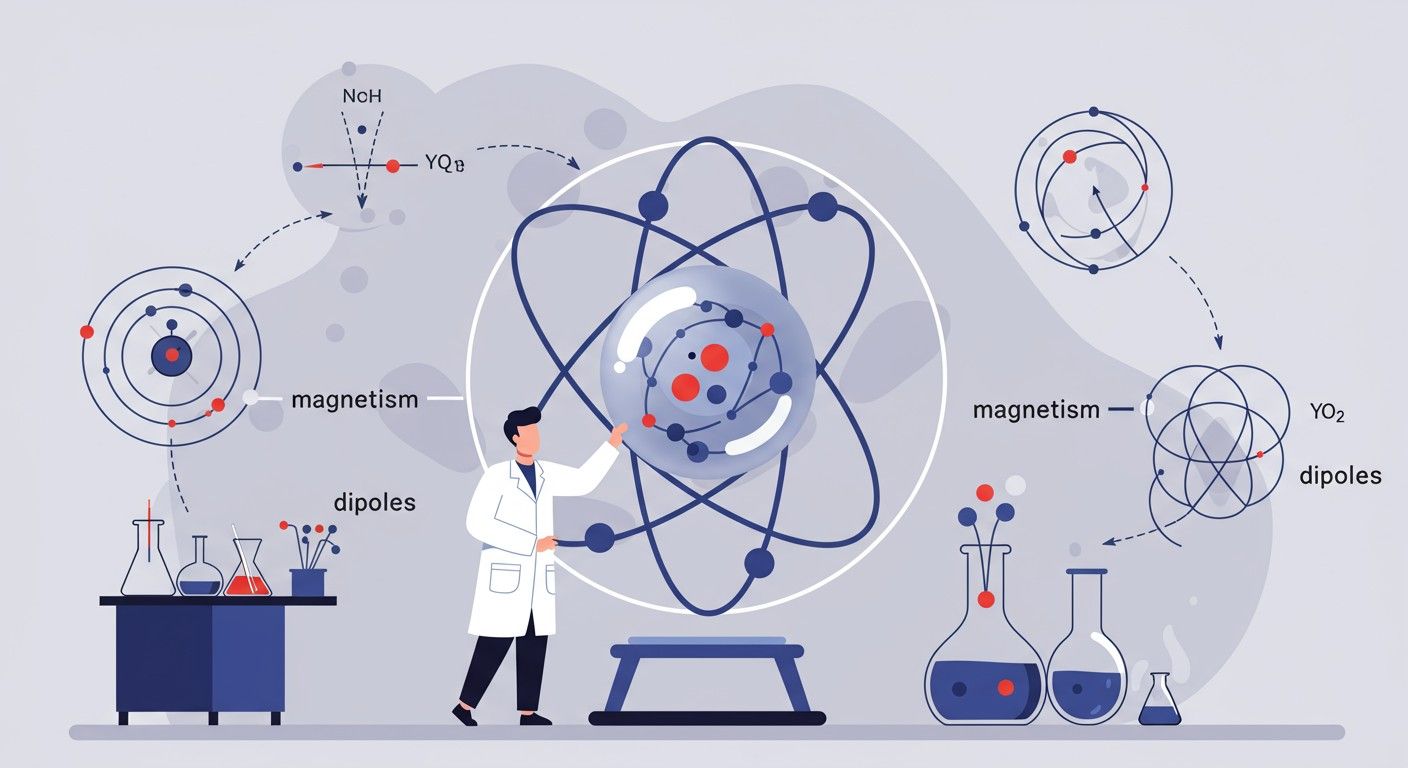 A mágnesesség atomi szinten az elektronok mozgásából ered.