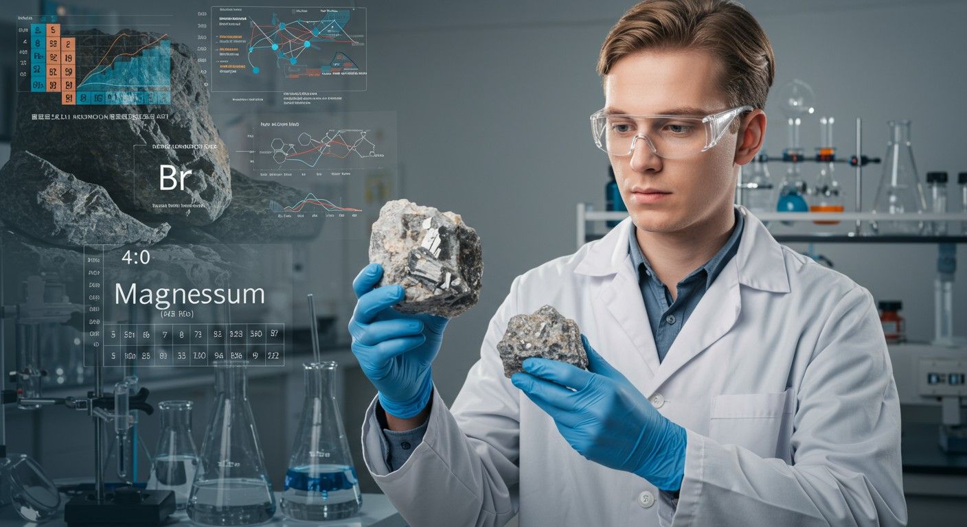 A magnézium természetes formában főként ásványokban található.
